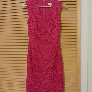 Bisou Bisou pink lace dress